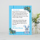 Persoonlijke brief van paasbunny 2 Sided (Staand voorkant)