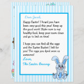 Persoonlijke brief van paasbunny 2 Sided (Voorkant / Achterkant)