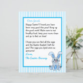 Persoonlijke brief van paasbunny 2 Sided (Staand voorkant)