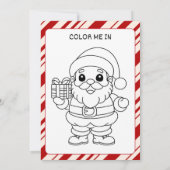 Persoonlijke brief van Sinterklaas' feeënhelper Kaart (Achterkant)