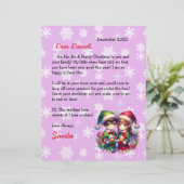 Persoonlijke brief van Sinterklaas voor kinderen (Staand voorkant)