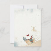 Persoonlijke brief van Sinterklaas voor kinderen Kaart (Achterkant)