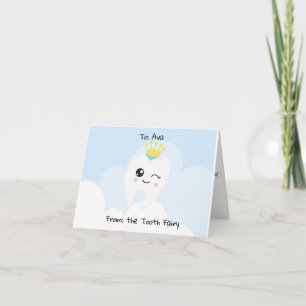 Persoonlijke brief van Tooth Fairy Kaart