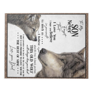 Persoonlijke brief van vader aan mijn zoon notitieblok