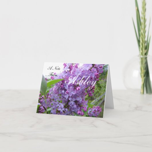 Persoonlijke briefkaart (Voorkant)