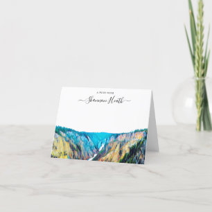 Persoonlijke briefkaart van Yellowstone National P