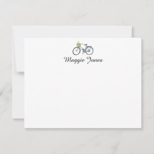 Persoonlijke briefkaart voor fietsers