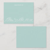 Persoonlijke briefkaarten voor kinderen aan de kus (Voorkant / Achterkant)