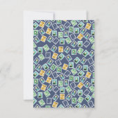 Persoonlijke briefkaarten voor postbode (Achterkant)