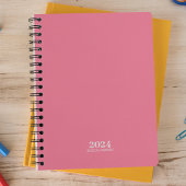 Persoonlijke briefpapier · Bubblegum Pink Weekly Planner