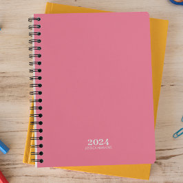 Persoonlijke briefpapier · Bubblegum Pink Weekly Planner