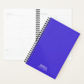 Persoonlijke briefpapier · Electric Blue Weekly Planner (Display)