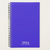 Persoonlijke briefpapier · Electric Blue Weekly Planner (Voorkant)
