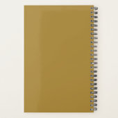 Persoonlijke briefpapier · Gold Weekly Planner (Achterkant)