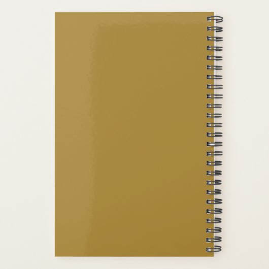 Persoonlijke briefpapier · Gold Weekly Planner (Achterkant)