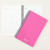 Persoonlijke briefpapier · Hot Pink Weekly Planner (Display)