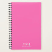 Persoonlijke briefpapier · Hot Pink Weekly Planner (Voorkant)