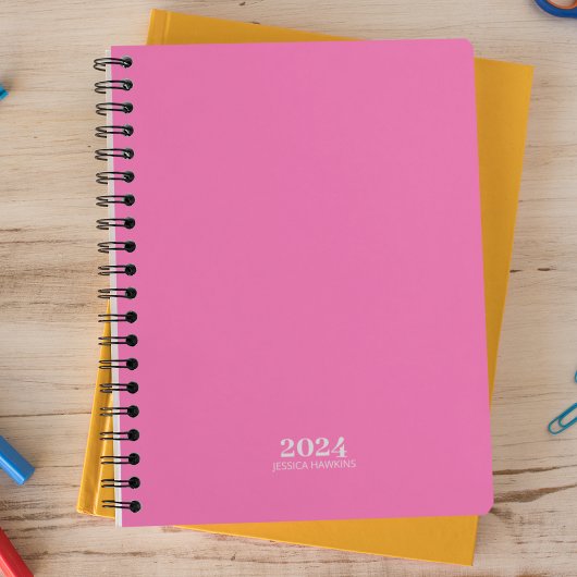 Persoonlijke briefpapier · Hot Pink Weekly Planner