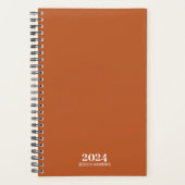 Persoonlijke briefpapier · Pumpkin Sinaasappel Wee Planner (Voorkant)