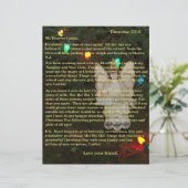 Persoonlijke brieven van Santa Angel Lights (Staand voorkant)
