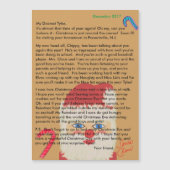 Persoonlijke brieven van Santa Magnetic (Voorkant)