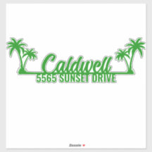 Persoonlijke brievenbus adres palmboom