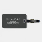 Persoonlijke BrightStor & Faux Gold Bagagelabel (Achterkant horizontaal)