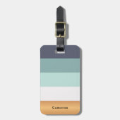 Persoonlijke BrightStor & Faux Gold Bagagelabel (Voorkant verticaal)