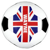 Persoonlijke Britse Union Jack vlag voetbal (Gedraaid)