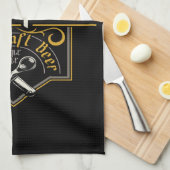 Persoonlijke Brouwerij Beste Craft Beer Ale Bar Theedoek (Quarter Fold)