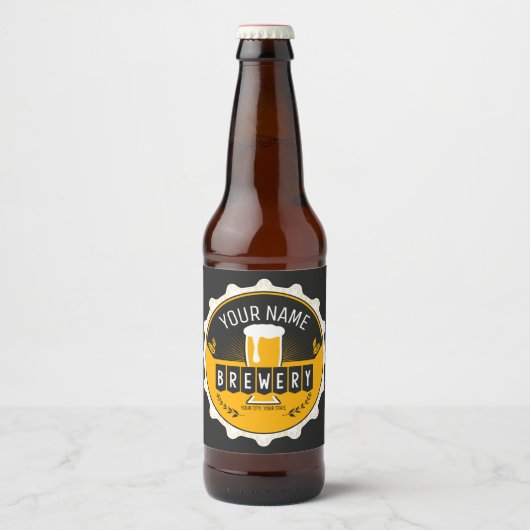 Persoonlijke Brouwerij Bierdop Kroeg Bier Etiket (Voorkant)