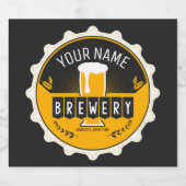 Persoonlijke Brouwerij Bierflesopener Bar Bier Etiket (Enkel label)