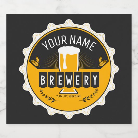 Persoonlijke Brouwerij Bierflesopener Bar Bier Etiket (Enkel label)