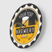 Persoonlijke brouwerijbalk voor brouwerijen grote klok (Hoek)