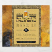 Persoonlijke brouwerijlabels voor thuis bier etiket (Enkel label)