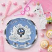 Persoonlijke Bruce Clan Badge Winter Papieren Bordje (Feest)