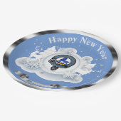 Persoonlijke Bruce Clan Badge Winter Papieren Bordje (Gekanteld)