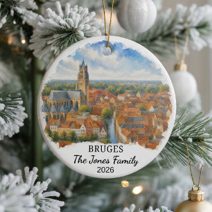 Persoonlijke Brugse keramische versiering, op maat Keramisch Ornament