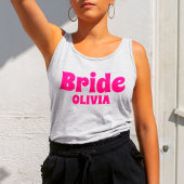 Persoonlijke Bruid Bachelorette Tanktop