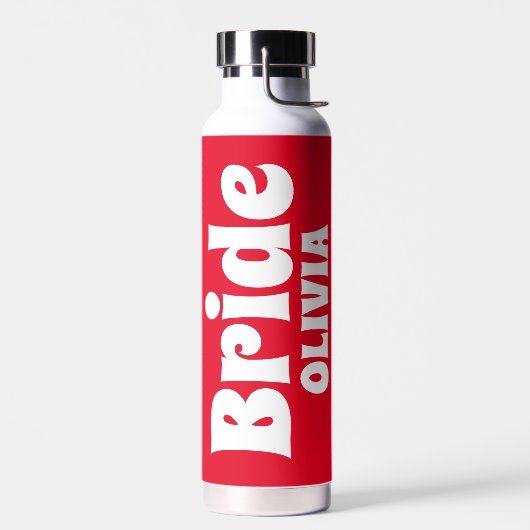 Persoonlijke Bruid Bachelorette Waterfles (Links)