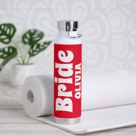 Persoonlijke Bruid Bachelorette Waterfles