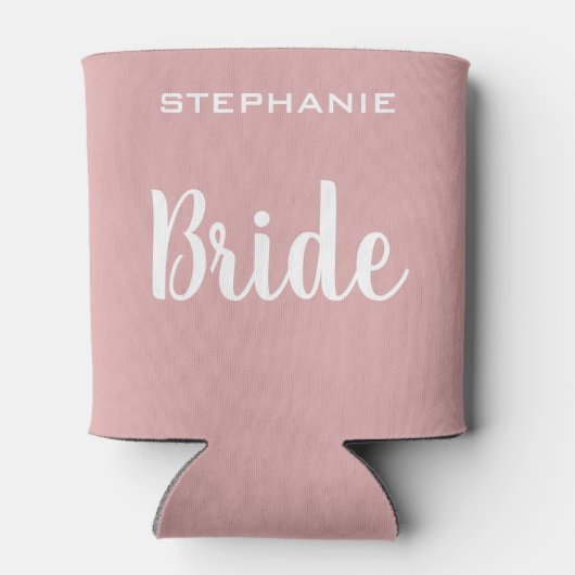 Persoonlijke Bruid Bruidsfeest Blikjeskoeler (Achterkant)