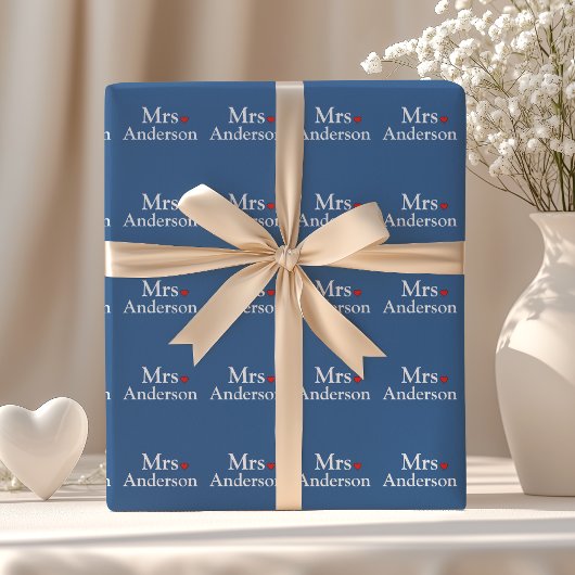 Persoonlijke Bruid Cadeaupapier
