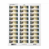 Persoonlijke Bruid en Bruidegom Etiket (Full Sheet)