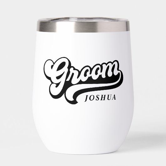 persoonlijke bruid en bruidegom waterfles (Achterkant)