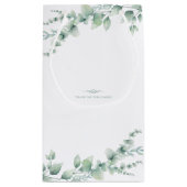 Persoonlijke bruid- en bruinnaambruiloft klein cadeauzakje (Achterkant)