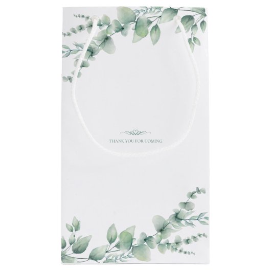 Persoonlijke bruid- en bruinnaambruiloft klein cadeauzakje (Achterkant)