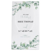 Persoonlijke bruid- en bruinnaambruiloft klein cadeauzakje (Voorkant)