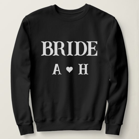 Persoonlijke Bruid est 2025 Sweatshirt (Design voorkant)