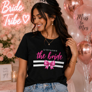 Persoonlijke bruid, glamour voor bruiloft bruids- Tri-Blend shirt